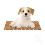 Natural Bamboo Wood Bath Mat Wooden Pet Mat