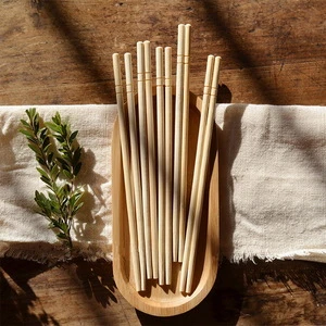Natural disposable bamboo round chopsticks