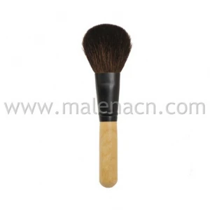 Natural Hair Make up Brush with Wooden Handle for Powder