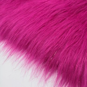 New 2020 wholesale long pile faux fur fabric roll for Home textiles, clothing