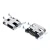 Import New 5 Pin Dip 5.65 Flat Connector Female Micro USB Connector from China