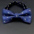 Import new arrival different color and pattern for choice fashion polyester jacquard man bow tie with packaging box from China