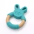 Import New Arrival Funny Teething Toys Silicone and Wood Baby Teether from China