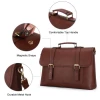 New big size waterproof shoulder messenger unique men business bags executive leather briefcase