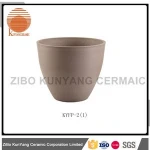 New bone china glass plastic flower pot tray