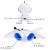 Import New Christmas gift infrared Inductive Robot Colorful RC Flying Ball Built-in LED lights flying ball hand flying Spaceman toys from China