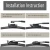 Import New design flat soft car windshield wiper blade with 15 adapters from China