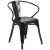 Import New Design Modern 31.5&#39;&#39; Round Dining Height Black Metal Outdoor Bistro Table and Chairs from China