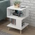 Import New design nightstand with charger black gold bedside table white round bedside table from China