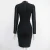 Import New Fashion beaded Black Studded Bandage  Sexy Evening Dress from China