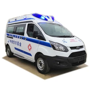 New gasoline first-aid rescue emergency ambulance vehicle