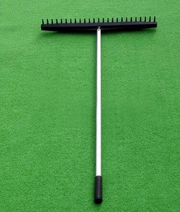 new golf rake with 25 tooth & golf bunker rake