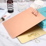 New high quality metal aluminum writing Clipboard, hanging menu display board, student file board clip, Clipboard A5, A6