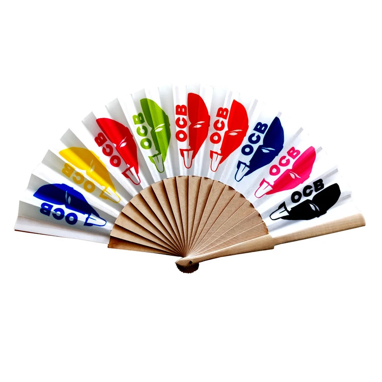 New product ideas custom foldable folk crafts wood folding hand fan