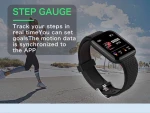 New style pedometer smart calling watch temperature instruments with Heart Rate