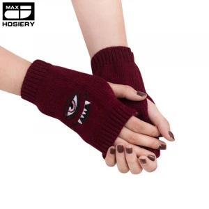 New Style Women Female Girl Gloves Knitted Arm Fingerless Warm Winter Gloves Soft Warm Mitten For Women Guante#YL