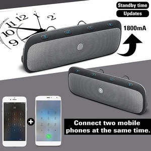 New TZ900 Sun visor Multipoint Wireless Bluetooth Handsfree Calling Speakerphone Audio Music Speaker