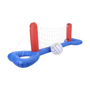 new volleyball game toy swim pool inflatable volleyball float net