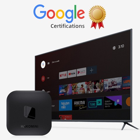 Newest set top box Google Certified 4k HAKOMINI Google play store 2g8g android 9.0 tv sticker android tv