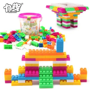 newly educational 110 PCS building blocks bucket intellectual toys/ diy block