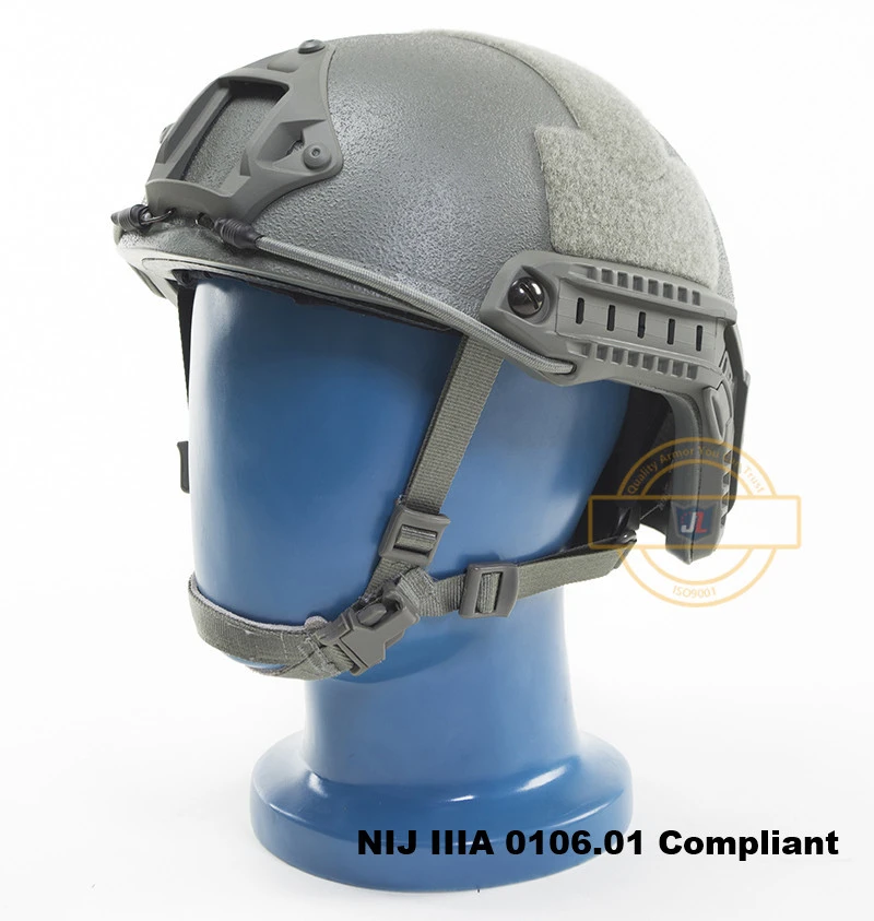 NIJ IIIA FG OPS Core FAST Imported Aramid Bulletproof Helmet NIJ 3A Bullet Proof Helmet Ballistic FAST Helmet OCC Dial Liner