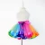 Import NJ0808 Hot Multicolor Rainbow Ribbon Bow TUTU Skirt Kids Girl Princess Dance Tulle Skirts from China