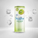 No calorie Sparkling Kiwi fruit flavor Drink 250ml