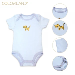 NO LOGO short sleeve baby romper infant clothing set cute new born baby clothes sets