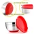 Import Non Slip Colorful Silicone Bottom Nesting Storage Stainless Steel Bowls mixing bowl set with lid from China