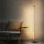 Import Nordic black white minimalist modern simple metal line living room LED standing floor lamp from China