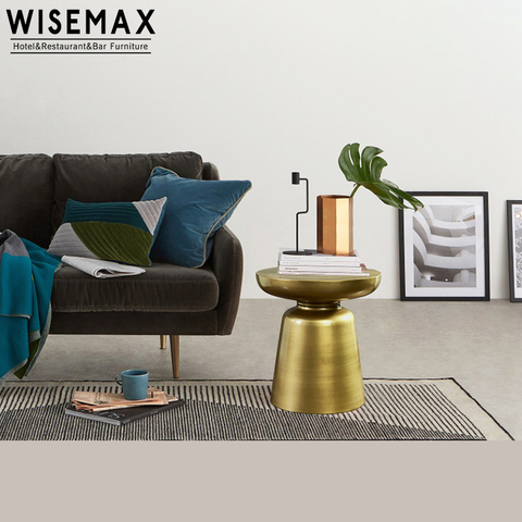 Buy Nordic Light Luxury Style Modern Coffee Table Metal Minimalist Tea ...
