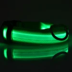 Nylon Pet Dog Collar LED Light Wholesale Custom Pet Dog Collar Bulk Dog Collar