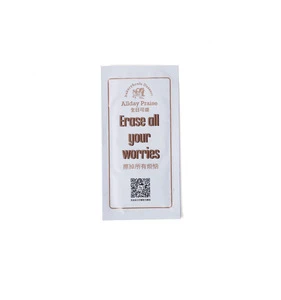 OEM CPP Promotional Wet Wipes single Packs/factory with ISO