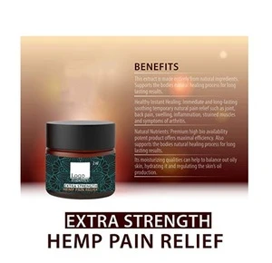 OEM Private Label Organic Hemp Pain Relief Cream 750mg