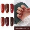 OLY nail factory hot selling gel polish custom brands uv gel wholesale Caramel Cat Eyes gel