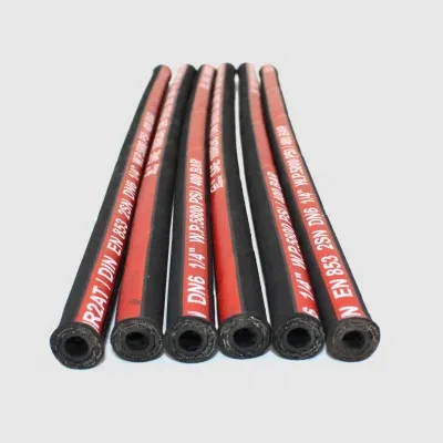 One and Two Wire Braided Rubber Hydraulic Hose 1sn 2sn R1 R2