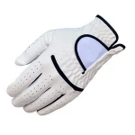 one pair Slip-resistant Breathable Wear-resistant Sunscreen Men Granules Super fiber Fabric Golf Gloves Sports