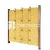 Onethatch Bamboo Fence (Katsura Gaki, Sundried Color) ; Synthetic Bamboo Fence Screen for Resorts, Themed Parks, and Zoos.