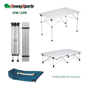 Onwaysports Big Outdoor Folding Table For Sale 6 Persons with carrying bag