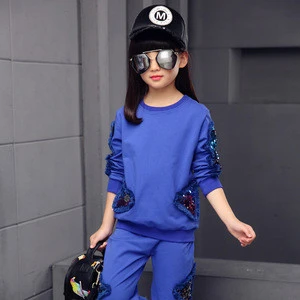 or20290a Baby Girls Clothing Sets Spring Autumn Clothes Suits Long Sleeve T-shirt+Pants 2PCS set