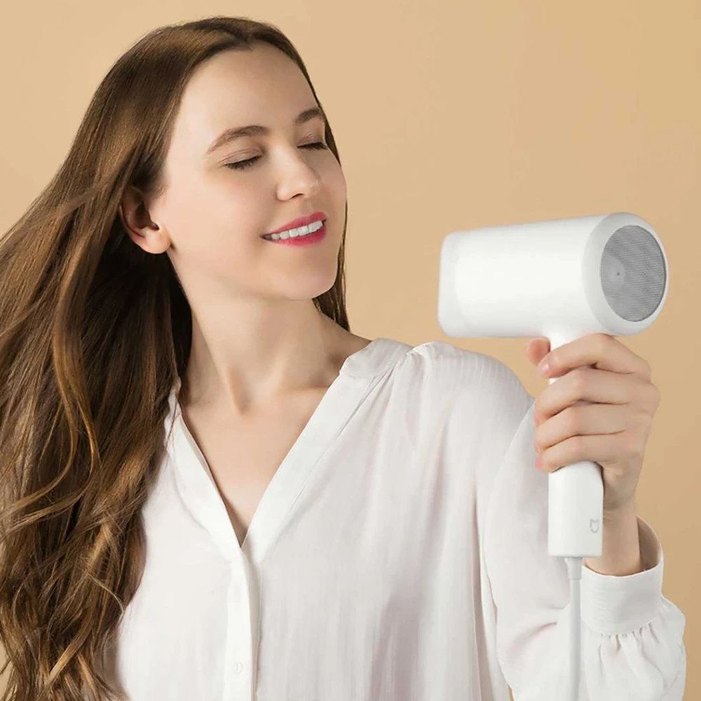 Original Xiaomi Hair Dryer Water Ion Electric Hair Dryer 1800W Mute Mic Blow Temperature Xiaomi Mi Blow Hair Dryer