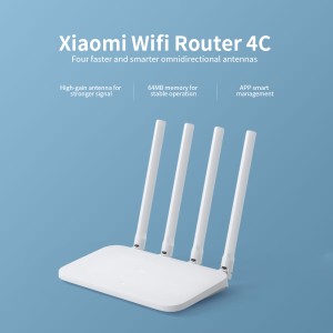 Original Xiaomi Mi Router 4C 300Mbps 2.4G 802.11 b/g/n 4 Antennas Band Wireless Routers WiFi Repeater Mihome APP Control