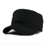 Outdoor Army Woven Sun Hat Roll Up Brim Fedora Hats Custom Military Hats