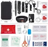 Outdoor Hiking Camping Emergency 32 In 1 Survival Kits and first aid kit