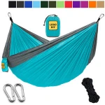 Outdoor Ultralight Camping Hammock Portable Parachute Hammock for Backpacking Hiking