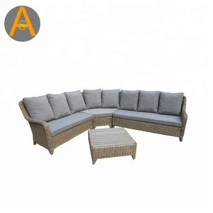 patio outdoor furniture rattan sofa set   beach fabric seats combination covers sofas