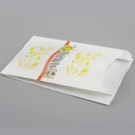 PE coated small aluminum foil zipper envelope sugar coffee food kraft paper sachet packaging bag