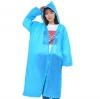 PE Disposable Poncho/Raincoat With Customized Logo