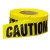 Import pe warning tape price barricade safety tape yellow caution tape from China