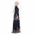 Import PE6118# Fashionable Muslim Women Plus Size Long Sleeve Maxi Dresses Islamic Clothing Abaya With Flower Modest White Dress from China